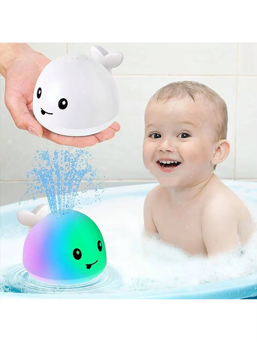 Light-Up Whale Bath Toy – Water Sprinkler Fun for Toddlers