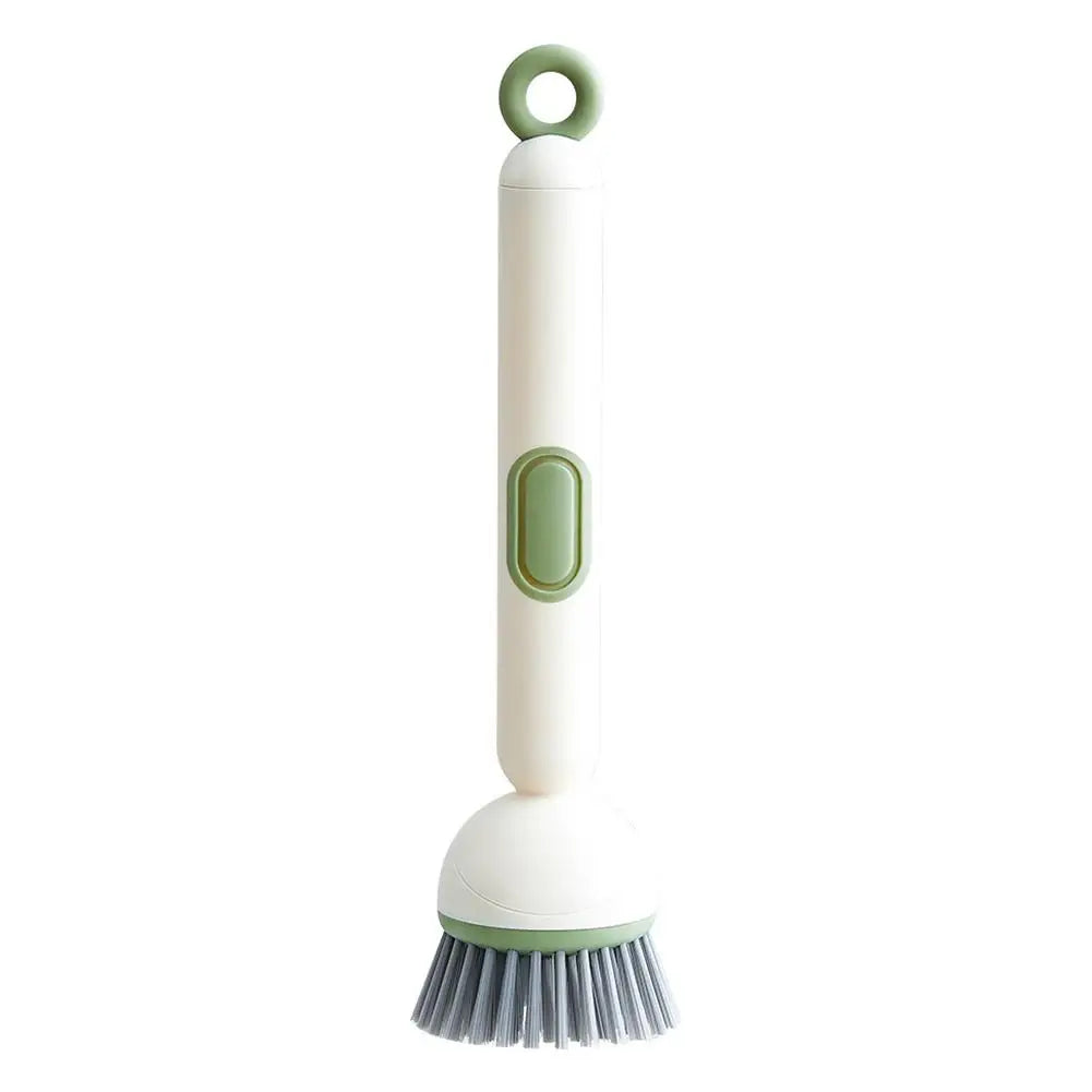 Dish Scrub Brush with Soap Dispenser – Long Handle Kitchen Cleaner