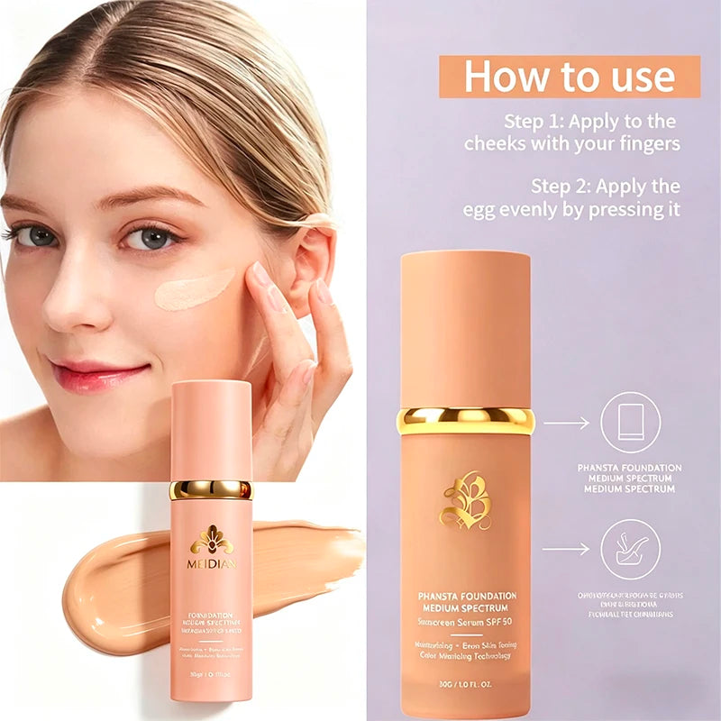 4-in-1 Color Changing Foundation – Hydrating Soft Matte SPF50