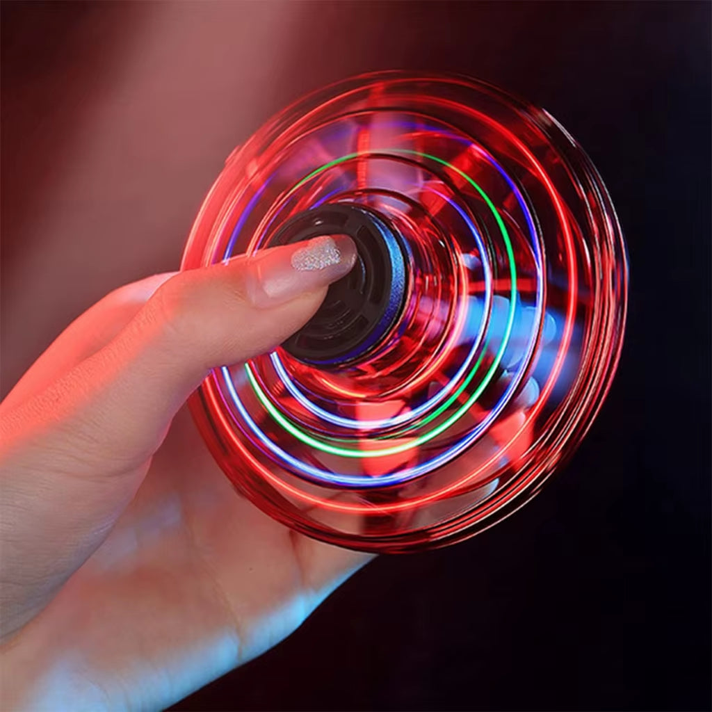 LED Flying Spinner Ball – Hand-Controlled Mini Drone Toy