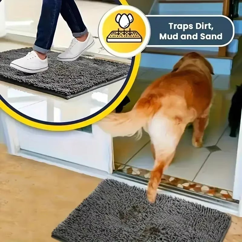 Muddy Paws Dog Doormat – Absorbent Quick-Dry Pet Mat
