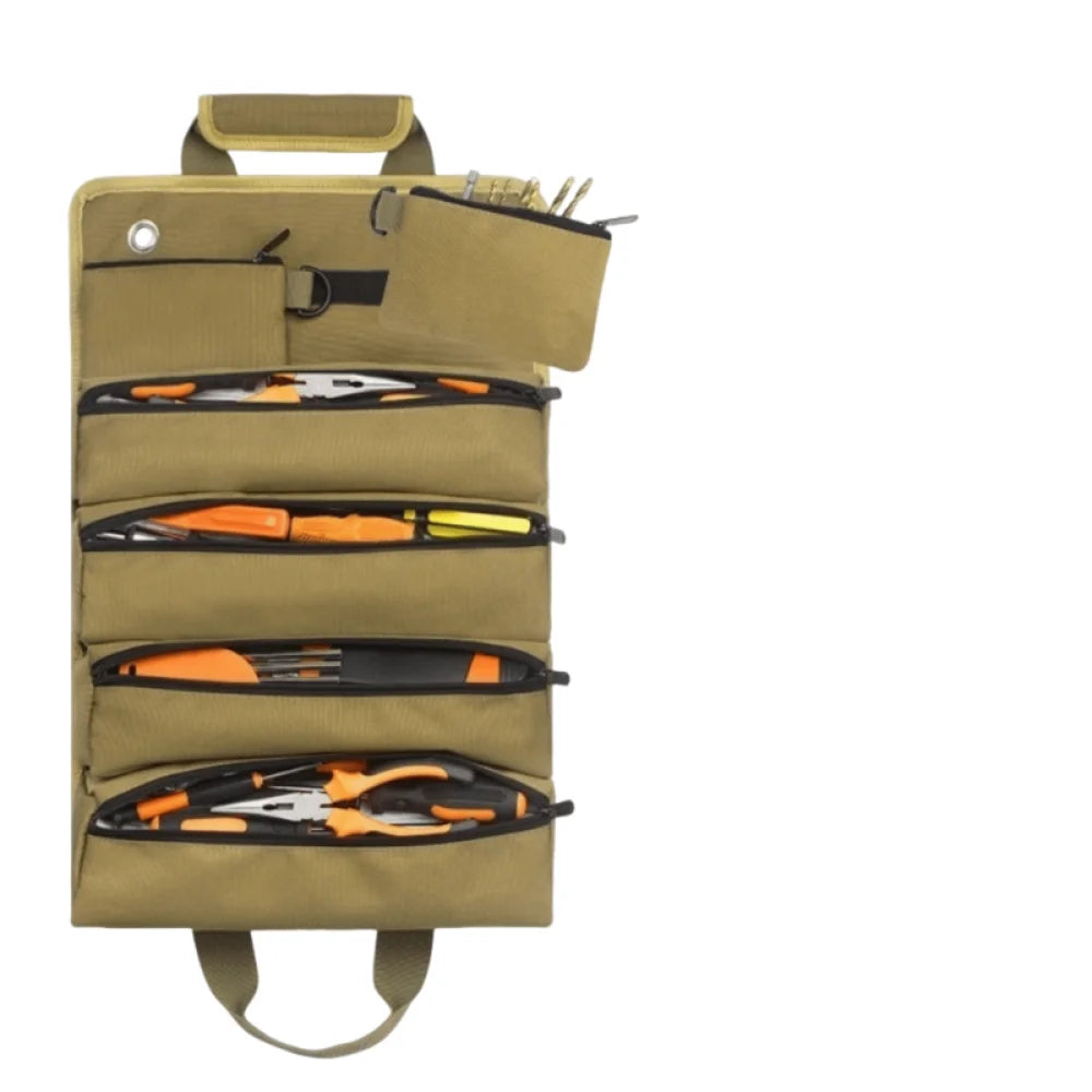 Roll-Up Tool Bag – Multi-Pocket Portable Tool Organizer