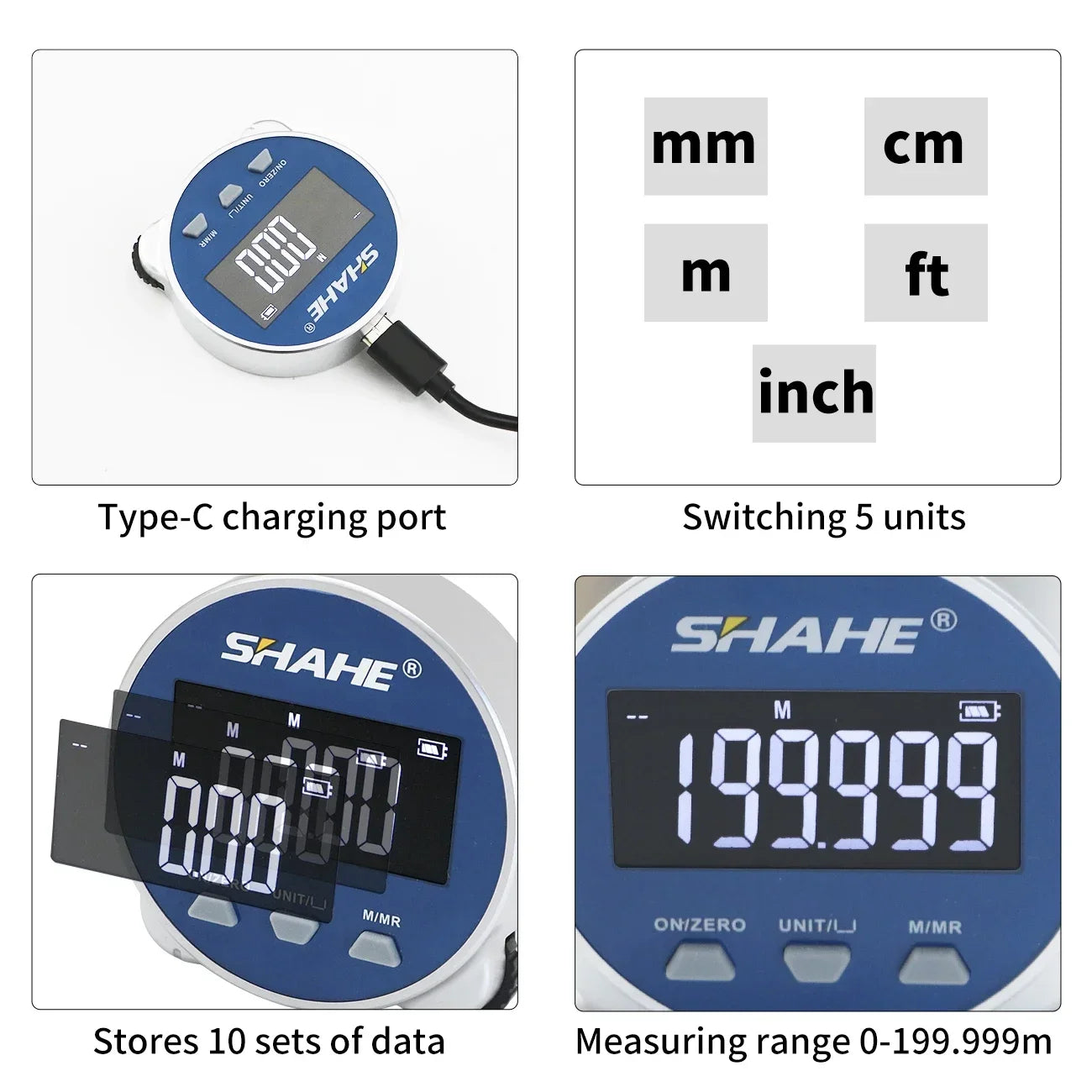 Digital Measuring Tape – LCD Electronic Length Measuring Tool