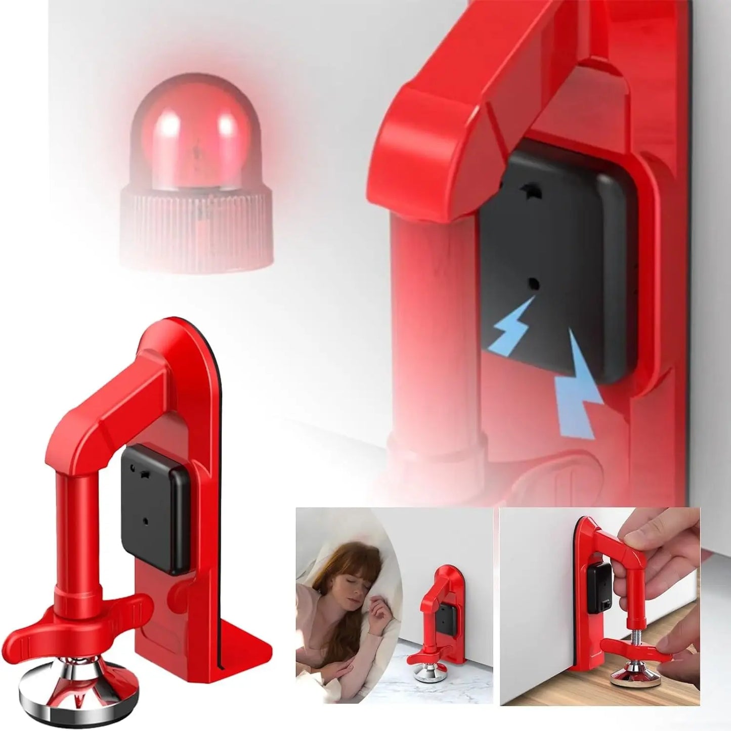 Alarm Door Stopper – Portable Anti-Theft Security Door Lock