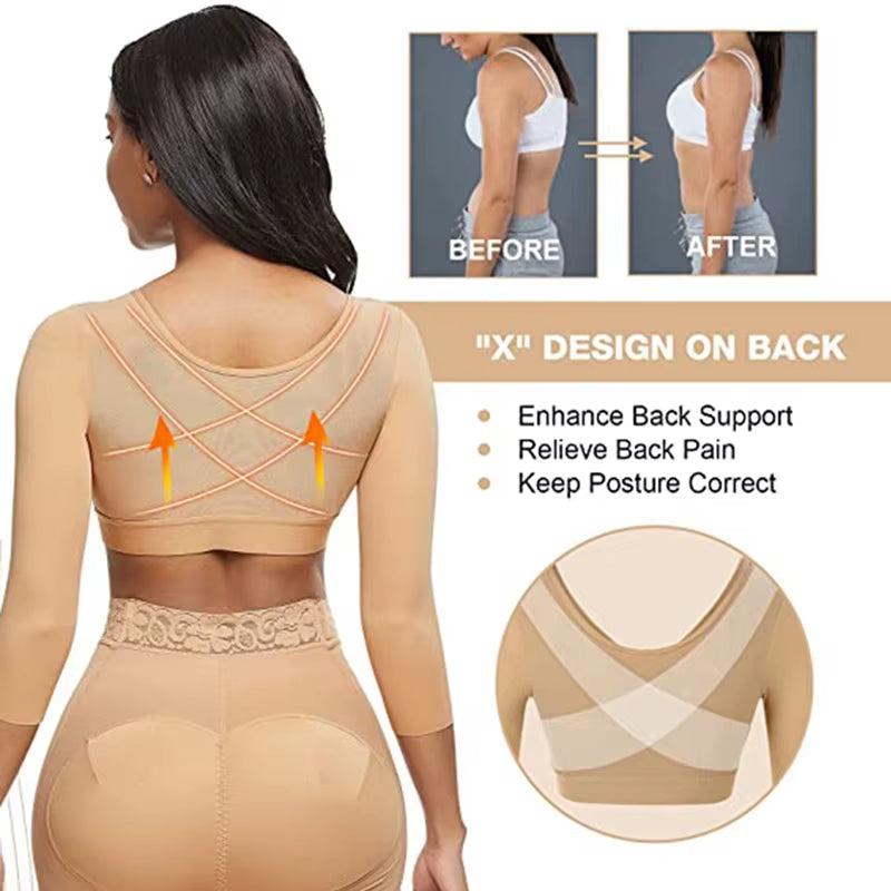 Women’s Compression Arm Shaper Top – Slimming Posture Support
