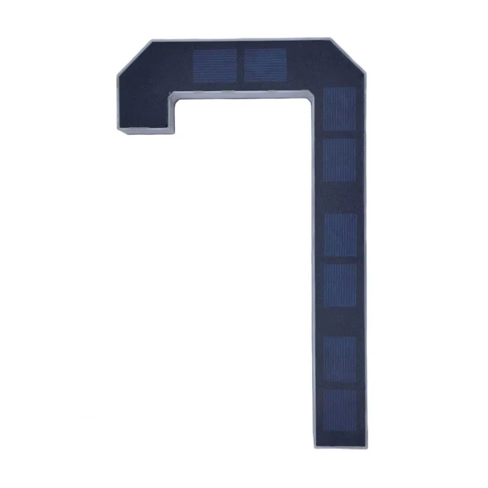 Solar LED House Number Sign – Waterproof Illuminated Address Plaque