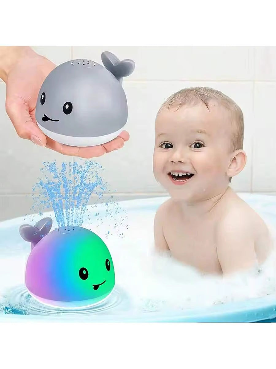 Light-Up Whale Bath Toy – Water Sprinkler Fun for Toddlers