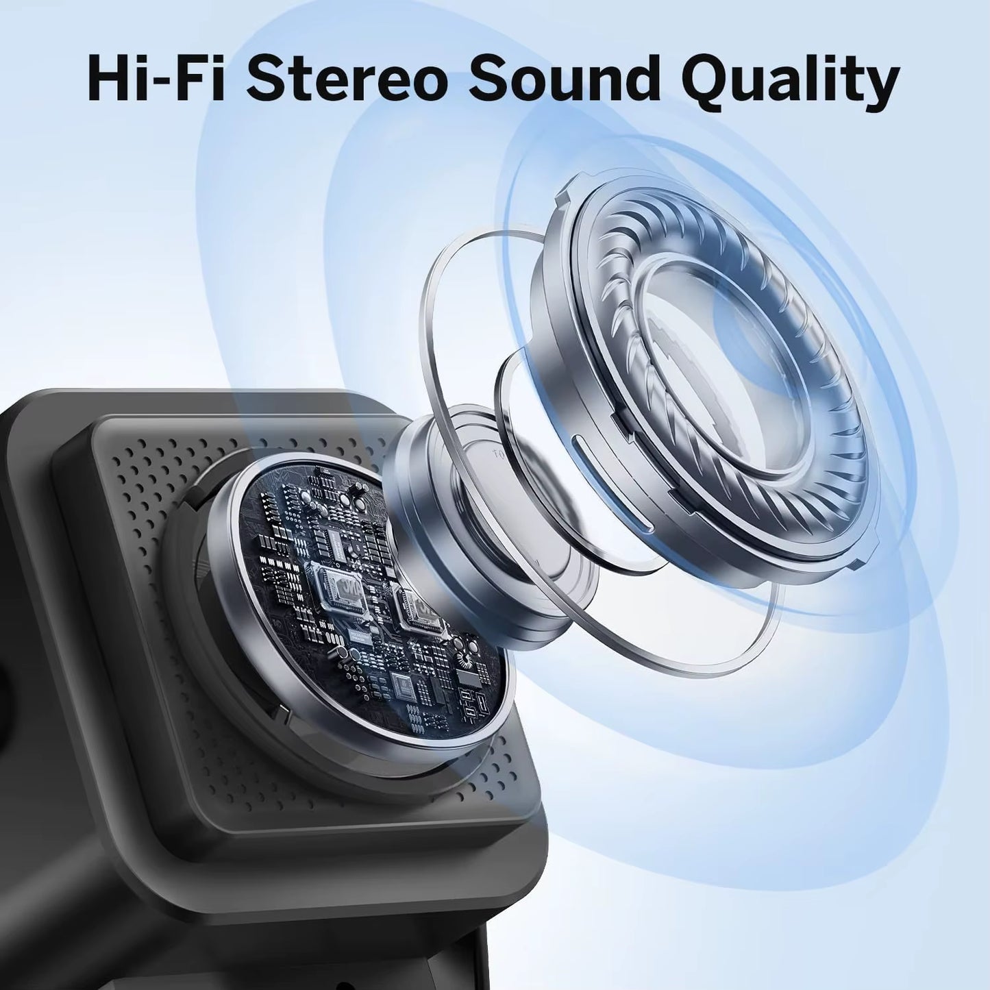 5-in-1 Bluetooth Speaker – Wireless Charging & RGB Light Stand
