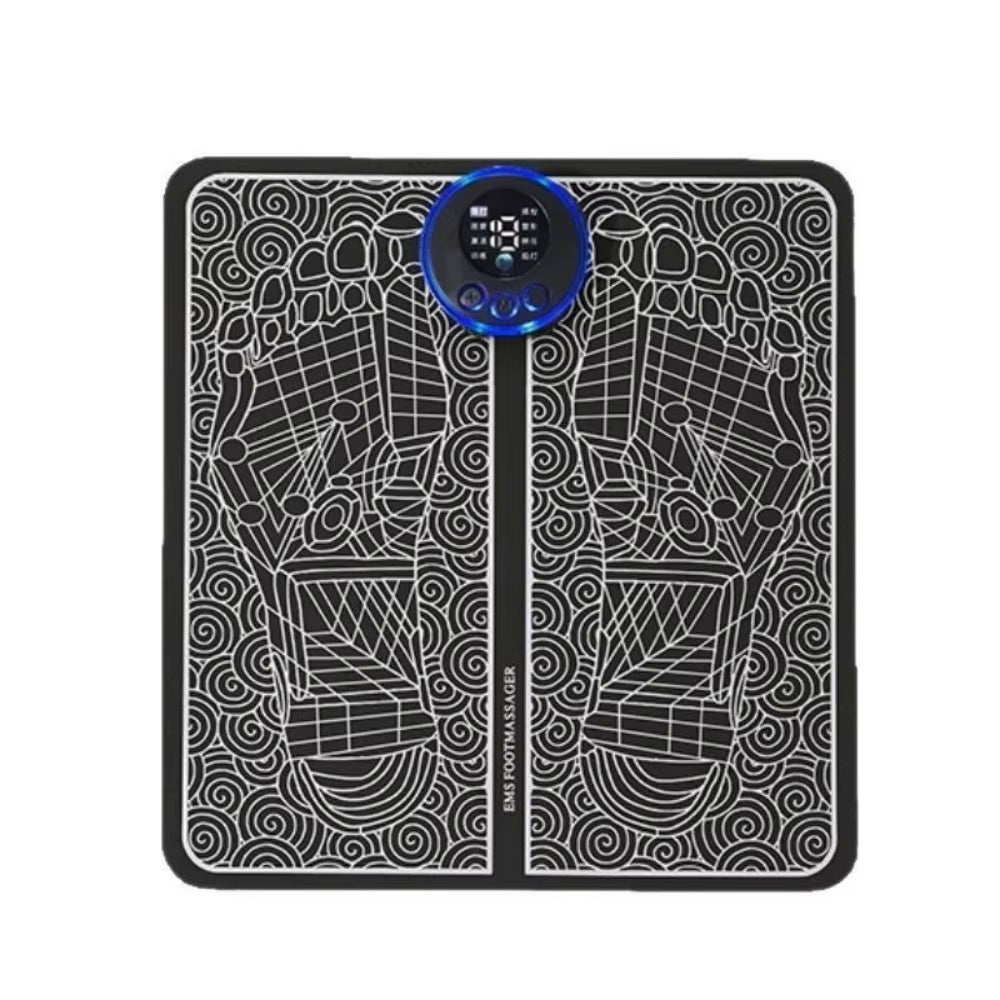 EMS Foot Massager Pad – Electric Muscle Relaxation Mat with Remote