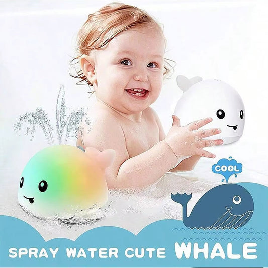 Light-Up Whale Bath Toy – Water Sprinkler Fun for Toddlers