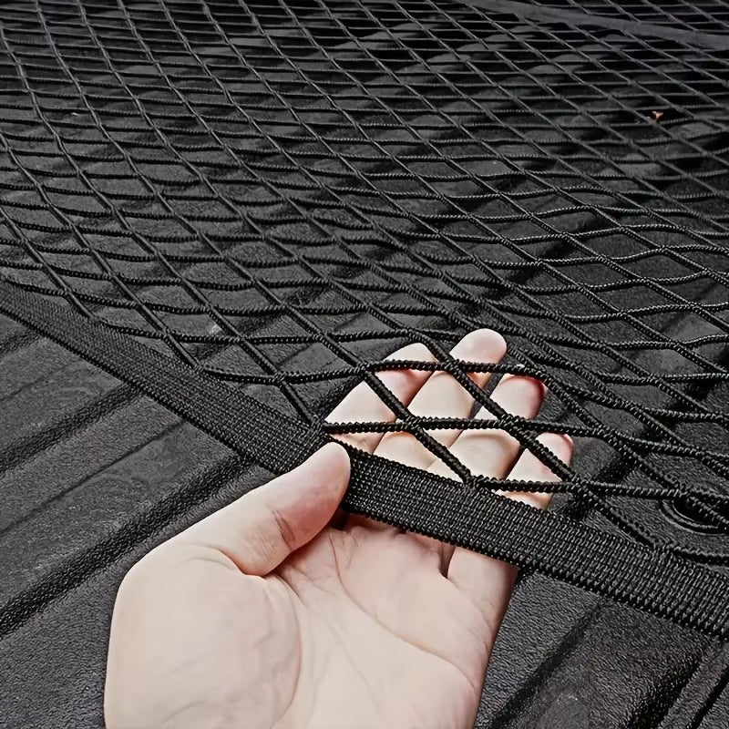 Universal Truck Bed Cargo Net – Elastic Tailgate Storage Organizer
