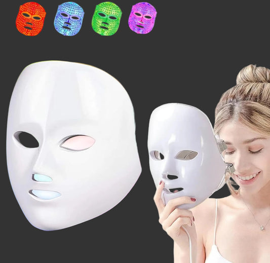 7-Color LED Light Therapy Face Mask – Wireless Skin Care Device