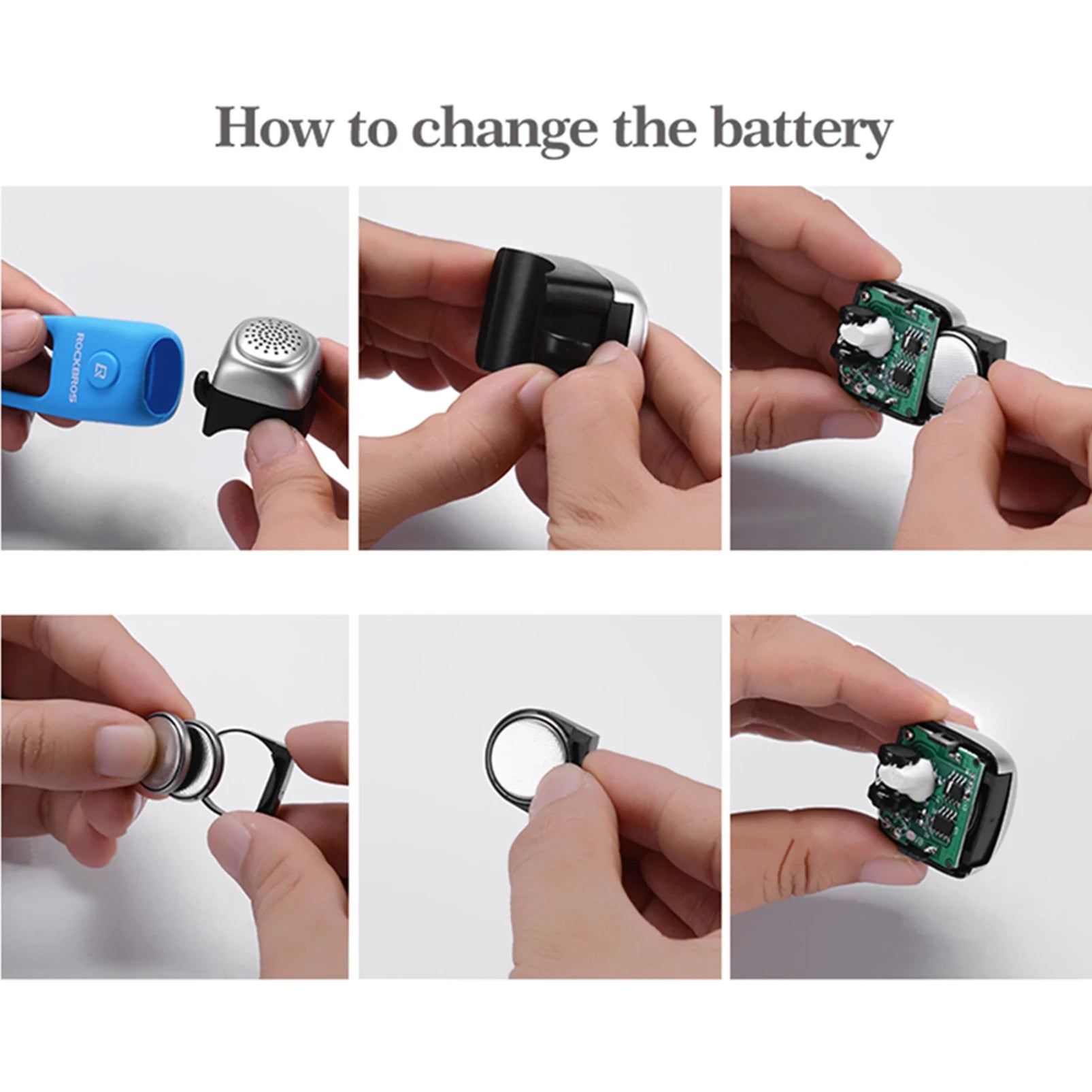 ROCKBROS Electric Bike Bell – Waterproof Handlebar Horn