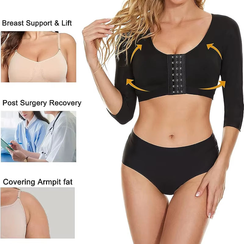 Women’s Compression Arm Shaper Top – Slimming Posture Support