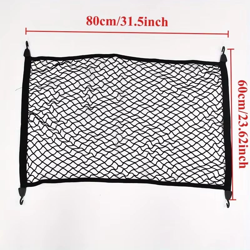 Universal Truck Bed Cargo Net – Elastic Tailgate Storage Organizer