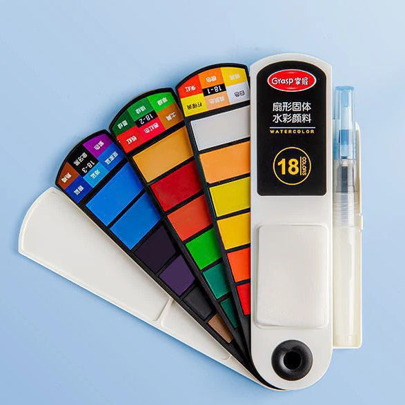24-Color Portable Watercolor Paint Set – Artist Travel Kit