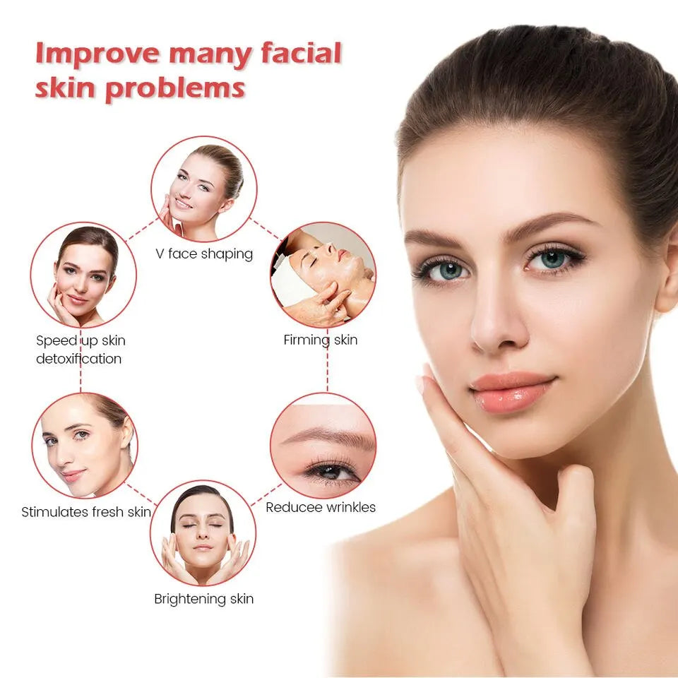 24K Gold Vibrating Facial Massager – Firming & Sculpting Beauty Tool