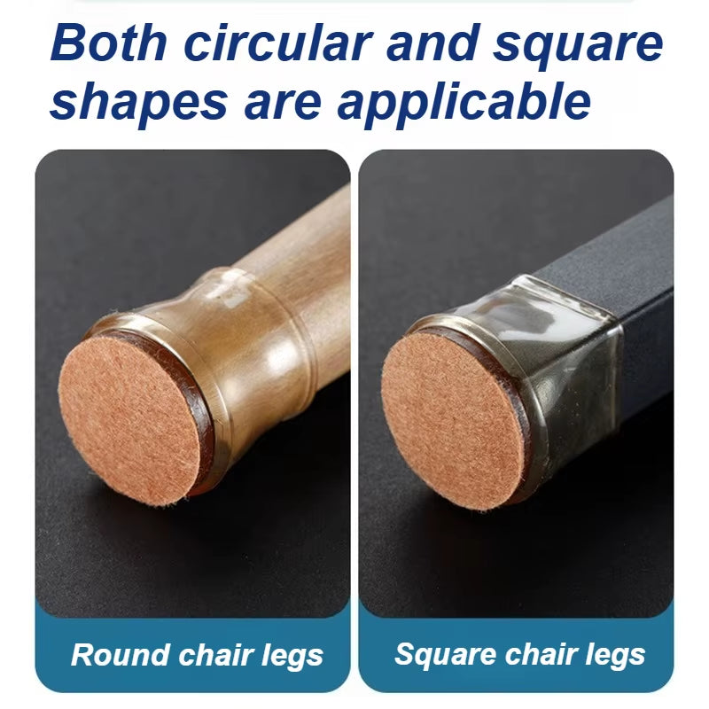 Silicone Chair Leg Floor Protectors – Scratch & Noise Protection (24PCS )