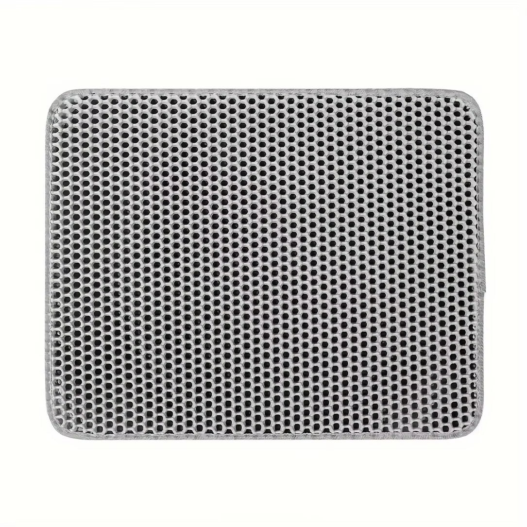 Honeycomb Cat Litter Mat – Waterproof Double Layer Scatter Control