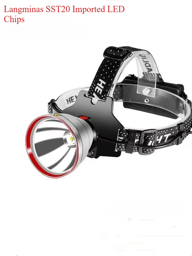 5000LM Rechargeable LED Headlamp – Ultra Bright SST40 Head Torch