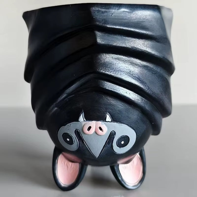 Upside-Down Bat Mug – Handmade 3D Novelty Coffee Cup