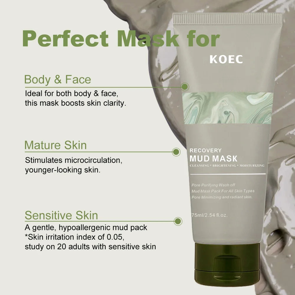 Volcanic Mud Facial Mask – Deep Cleansing & Pore Refining Treatment