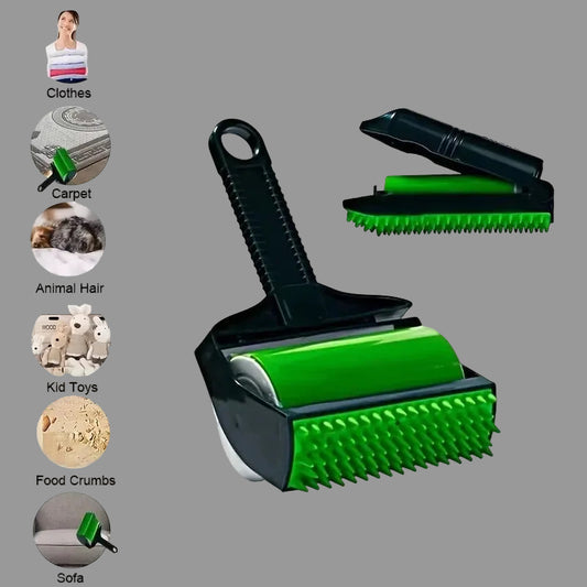 Reusable Pet Hair Remover Roller – Lint & Fur Cleaning Brush