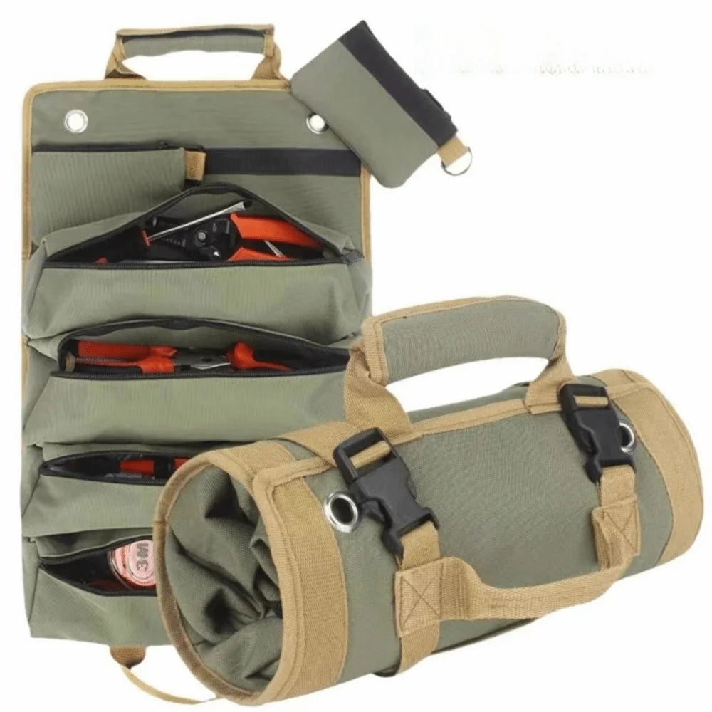 Roll-Up Tool Bag – Multi-Pocket Portable Tool Organizer