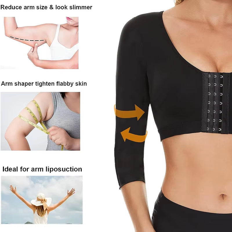 Women’s Compression Arm Shaper Top – Slimming Posture Support
