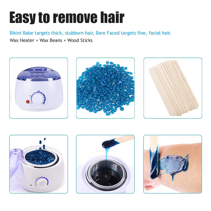 Wax Warmer Kit – Quick Heat Hair Removal Wax Melter (500ml)