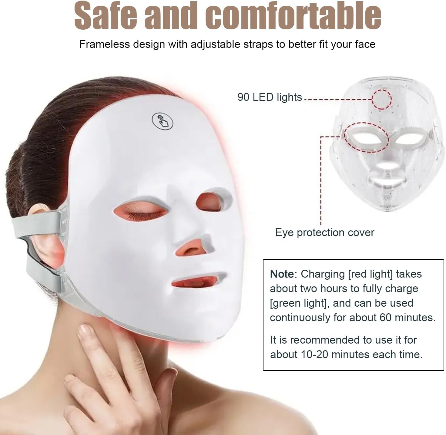7-Color LED Light Therapy Face Mask – Wireless Skin Care Device