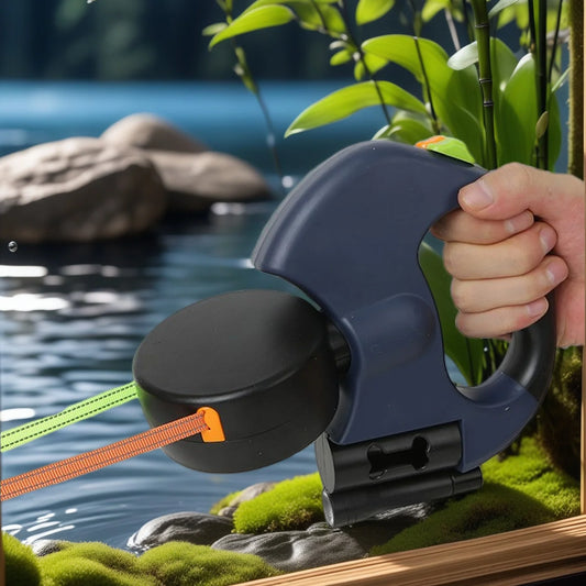 Dual Retractable Dog Leash – LED Light & No-Tangle Design