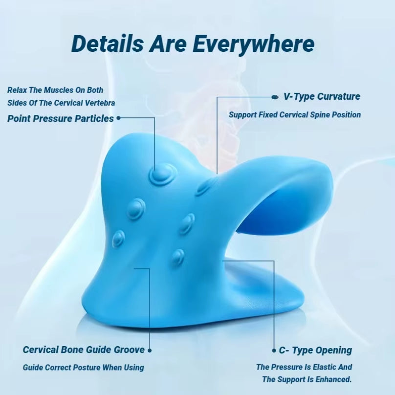 Cervical Neck Stretch Pillow – Neck & Shoulder Relaxation Support