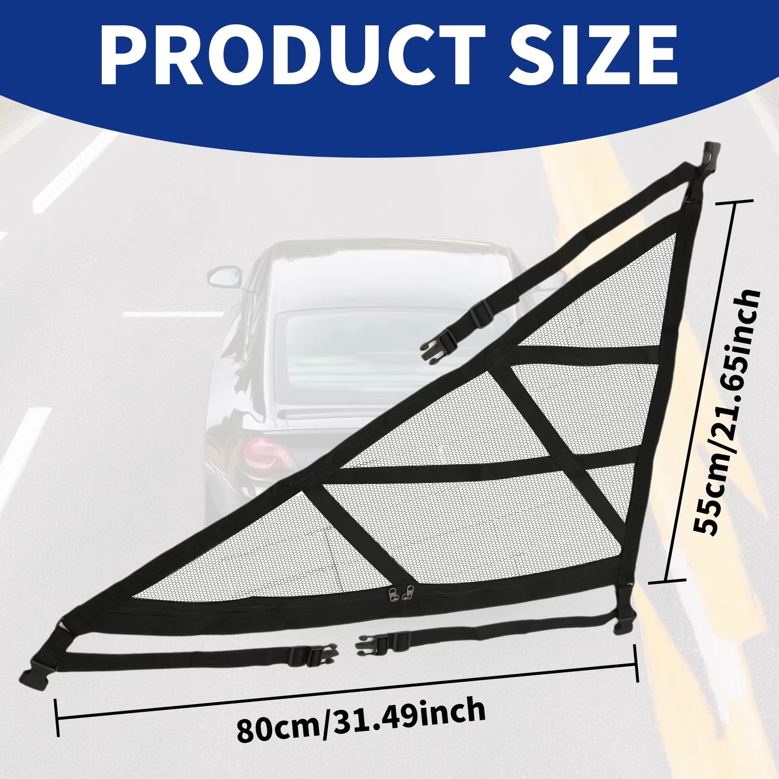 Car Ceiling Cargo Net – Overhead Roof Storage Organizer