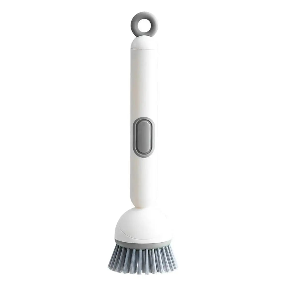 Dish Scrub Brush with Soap Dispenser – Long Handle Kitchen Cleaner