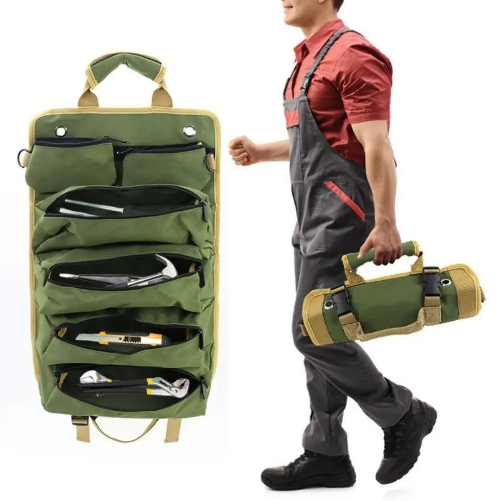 Roll-Up Tool Bag – Multi-Pocket Portable Tool Organizer